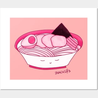 Ramen in PINK Posters and Art